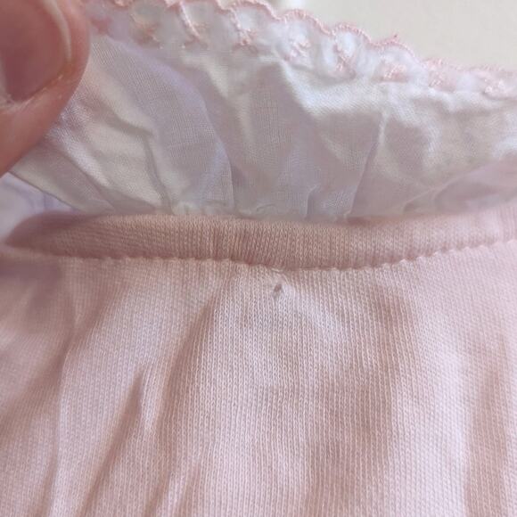 Ralph Lauren Romper Baby Girls Sz 6m Light Pink Preppy - Picture 4 of 5